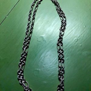 Sterling Silver Chain Necklace 36in